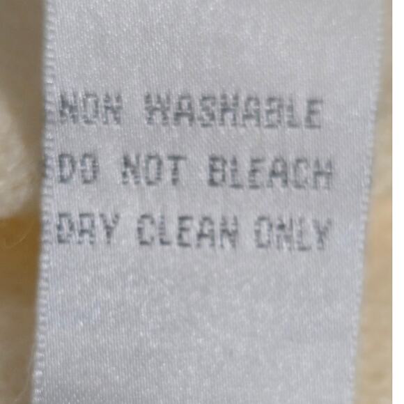 Jordan Faux Fur Zip Front Vest Women’s Large Beige with Cream Collar - Picture 7 of 7